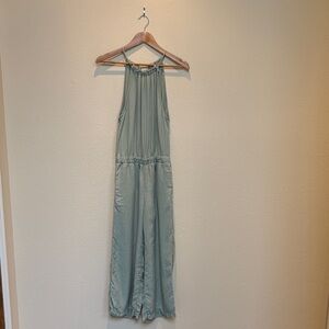Bella Dahl Light Sage Halter Jumpsuit